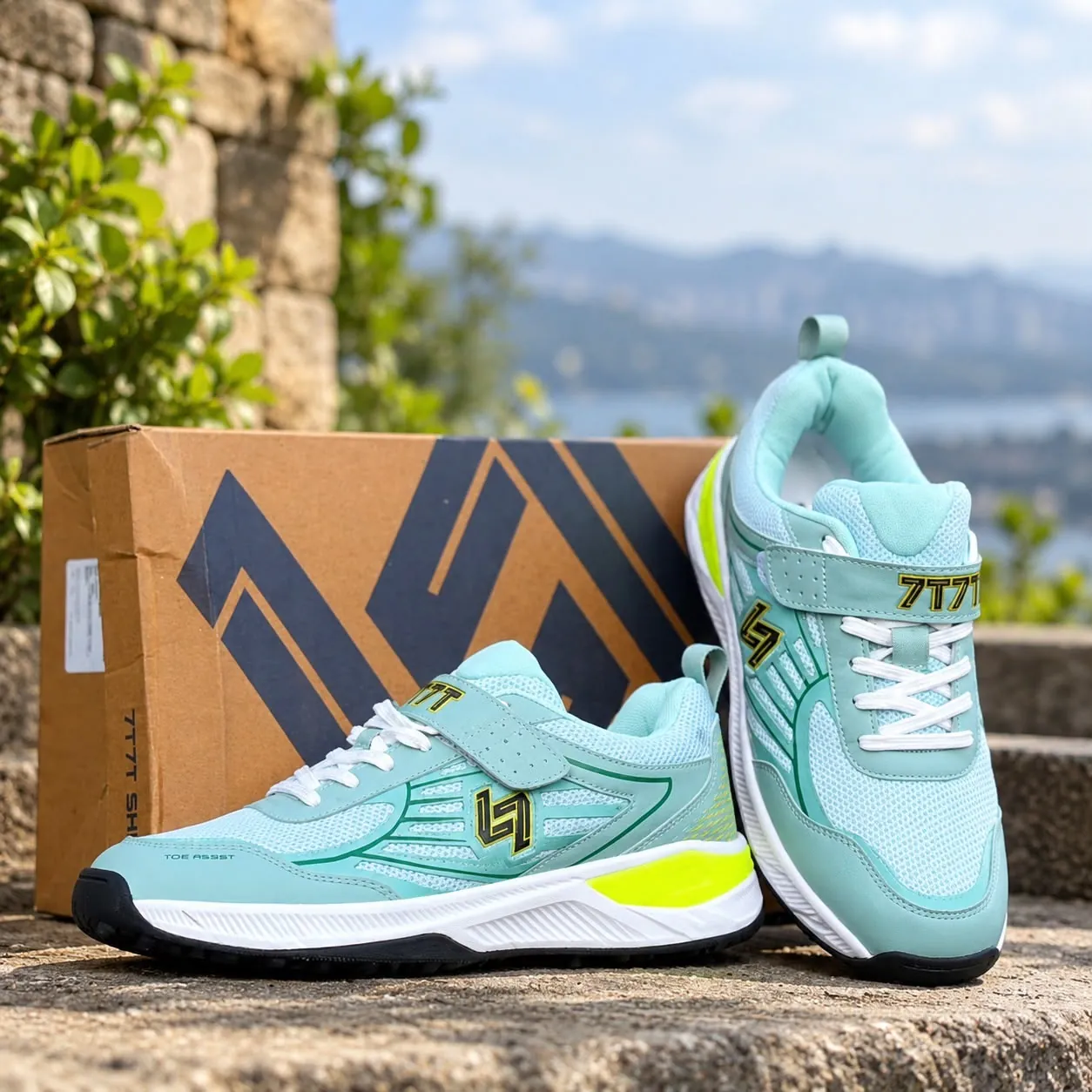 Aqua Green Shoes View 2